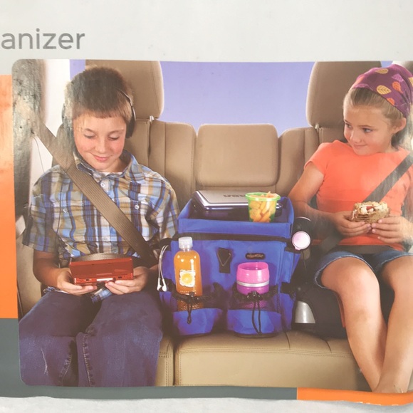 FIRM PRICE 
High Road Kids Back Seat Organizer/Color Blue & Black - Picture 3 of 16